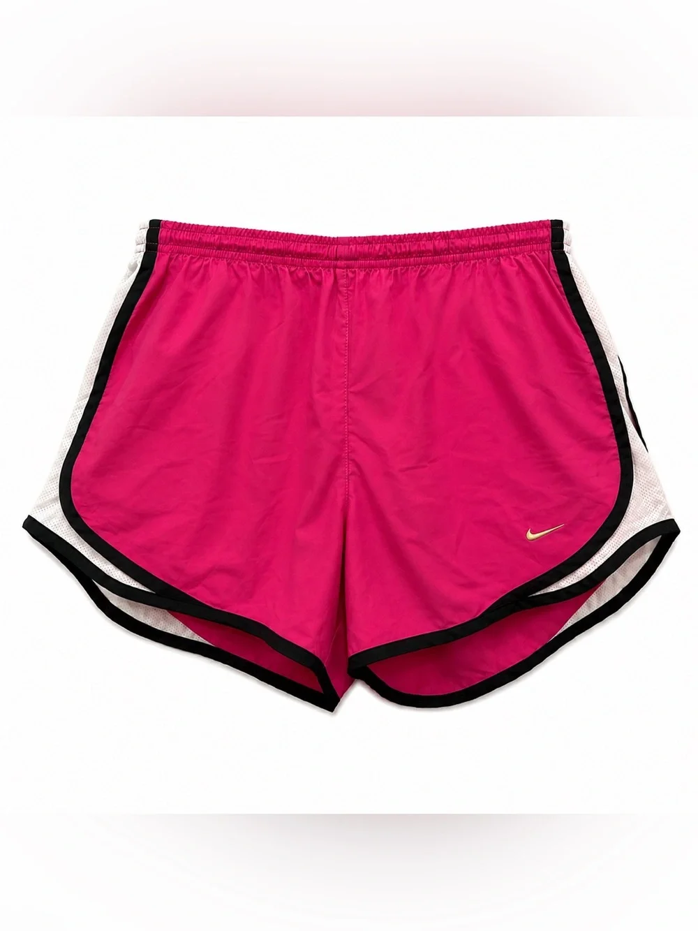Women's Pink Running Shorts with Contrast Trim